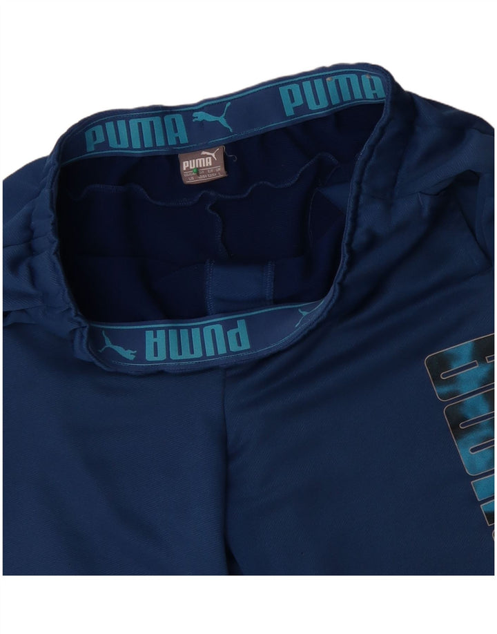Ανδρικό γραφικό αθλητικό σορτς Puma μεγάλο μπλε