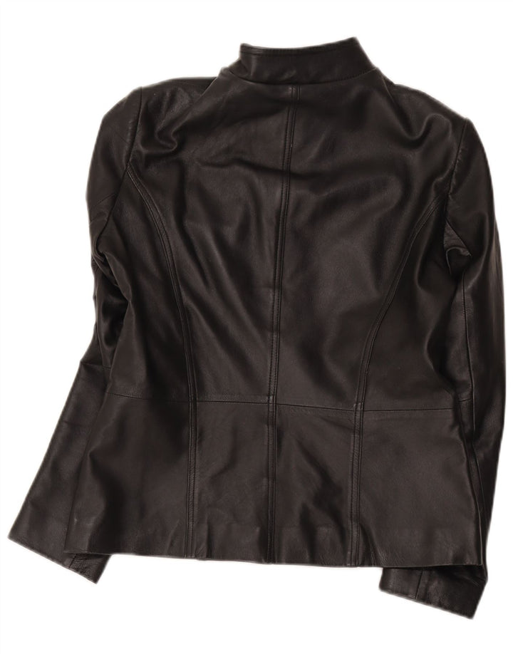 Helium Γυναικείο Military Leather Jacket UK 14 Medium Black