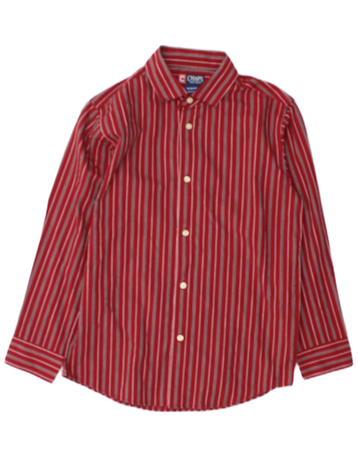Μπλουζάκι Chaps Boys 10-11 Years Medium Burgundy Ριγέ Βαμβακερό