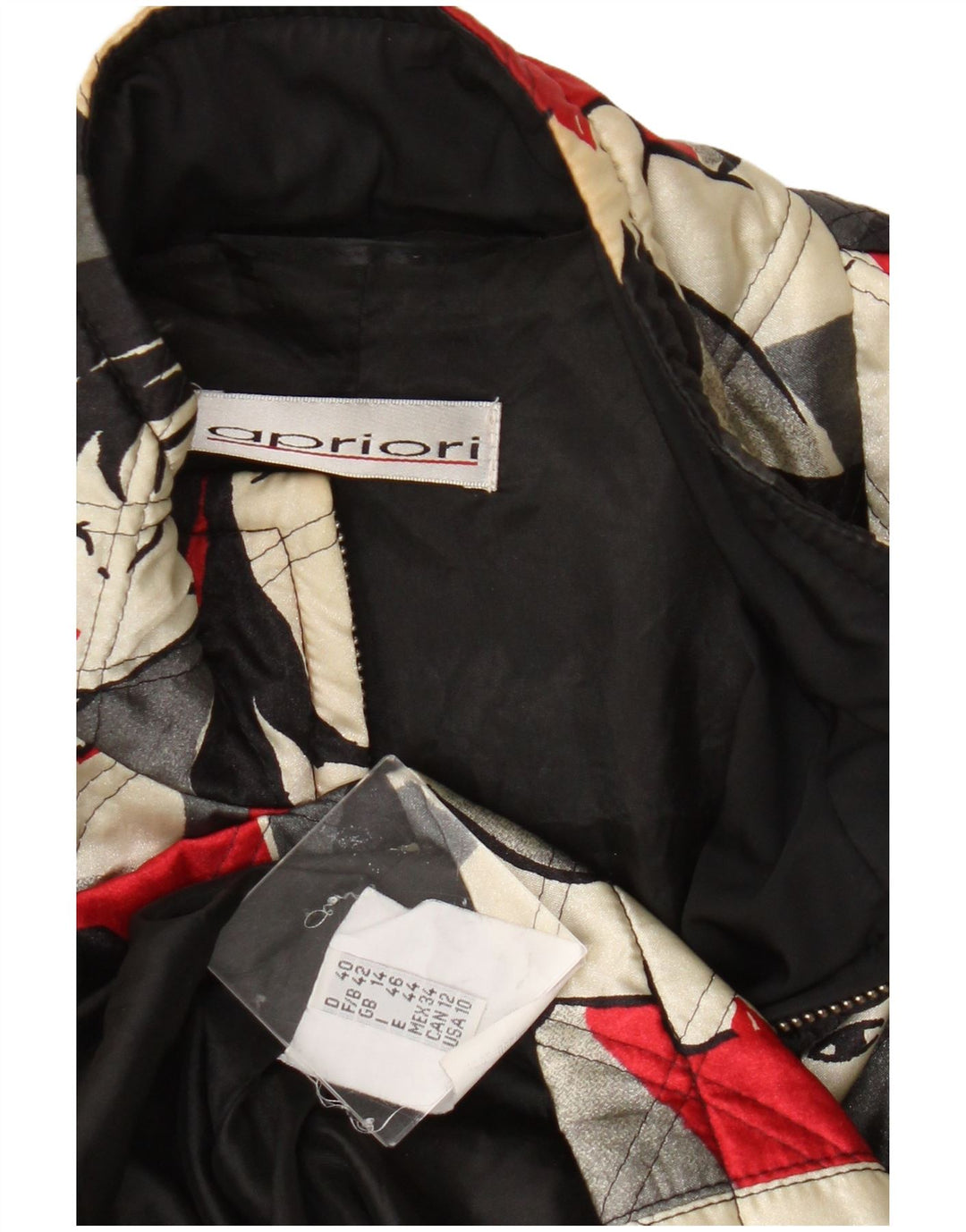 Apriori Γυναικείο Graphic Bomber Jacket UK 14 Large Πολύχρωμο Acetate