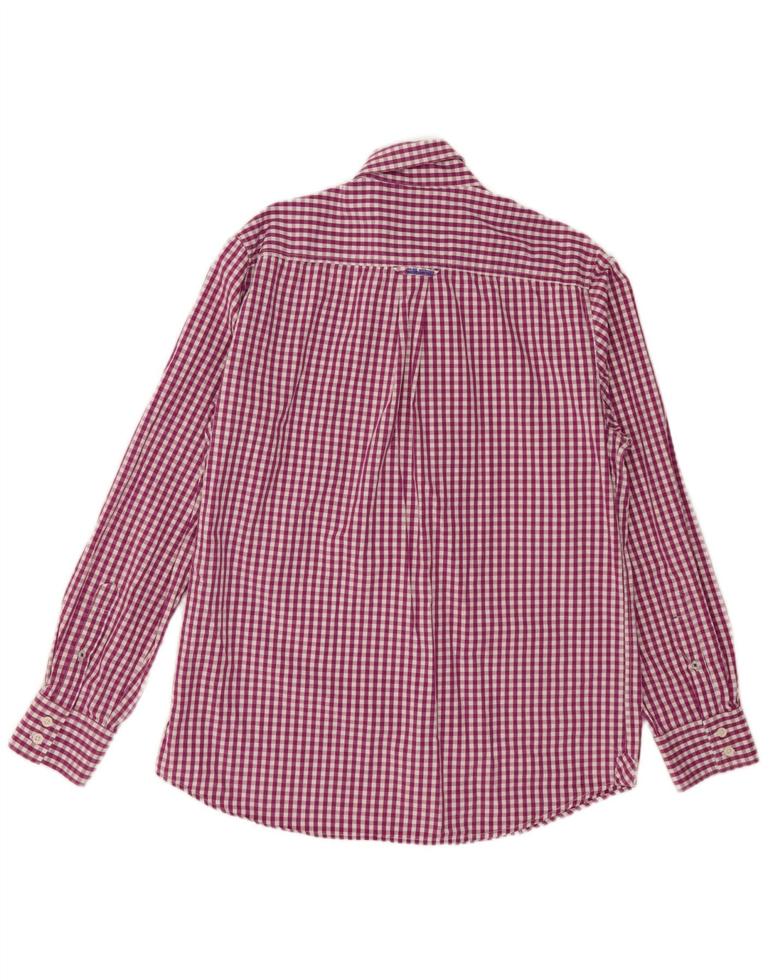 CREW CLOTHING Ανδρικό πουκάμισο Classic Fit Μεγάλο Μωβ βαμβακερό Gingham
