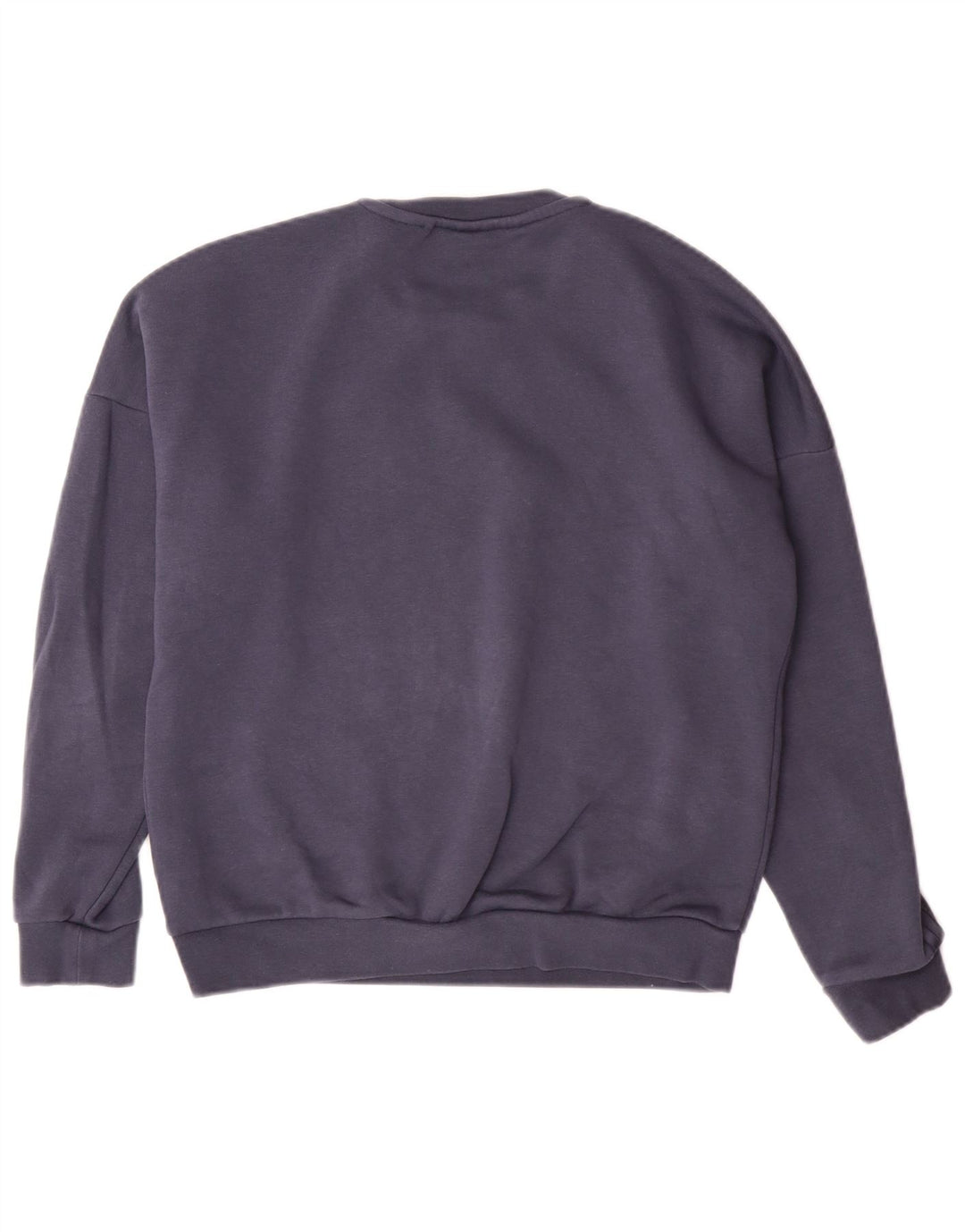 Γυναικείο γραφικό φούτερ ADIDAS Jumper UK 12 Medium Navy Blue Cotton