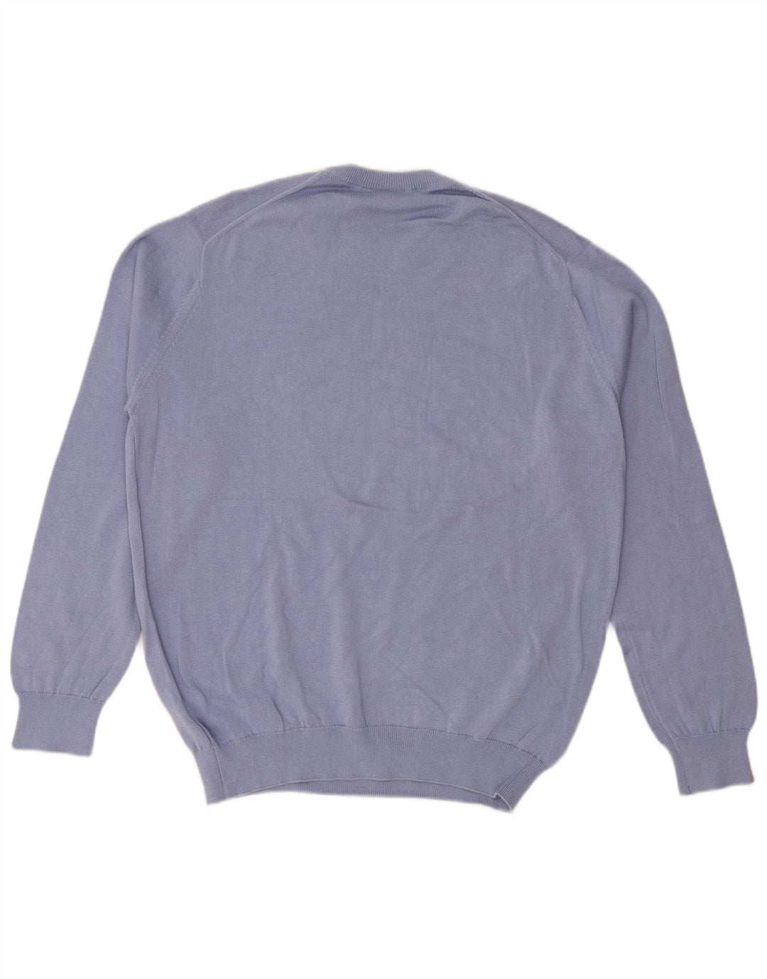 Ανδρικό πουλόβερ με λαιμόκοψη LACOSTE Μέγεθος 5 Μεγάλο Μπλε Βαμβακερό