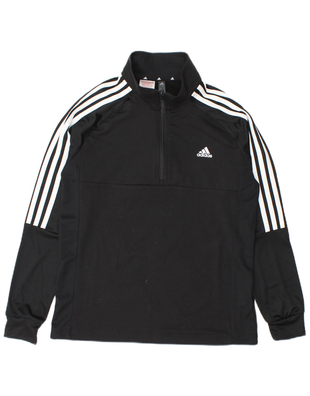 Adidas Boys Aeroready φόρμα πουλόβερ με φερμουάρ 13-14 ετών Μαύρο