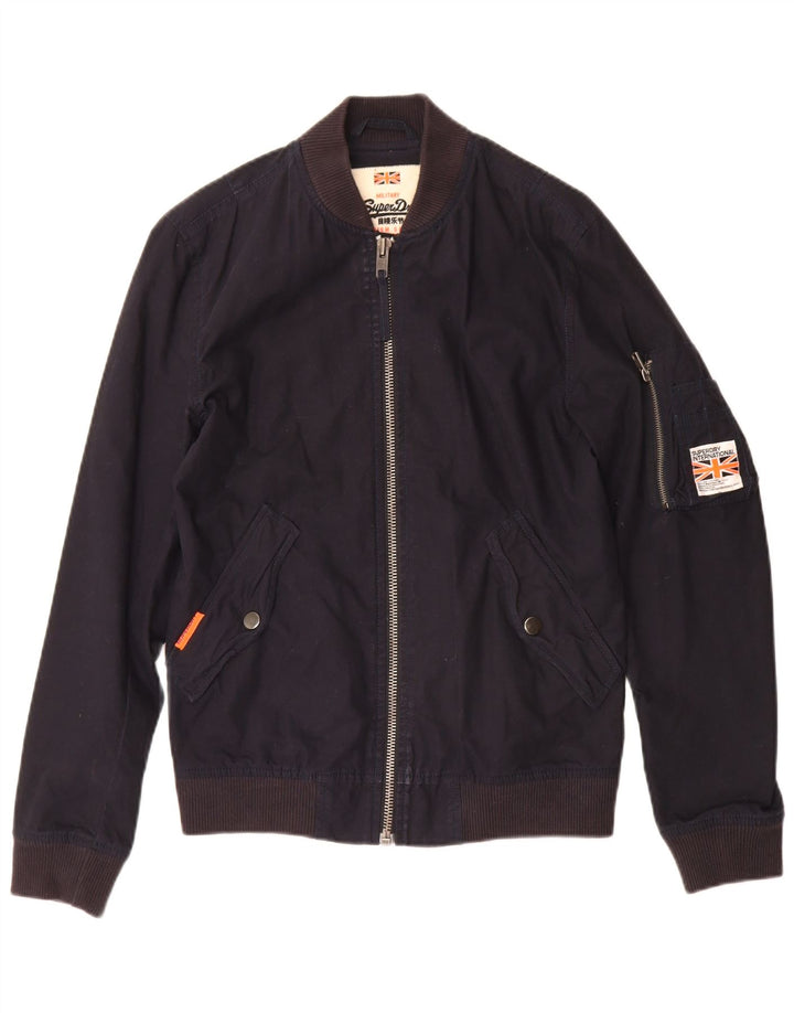 Ανδρικό μπουφάν Superdry Bomber UK 36 Small Navy Blue