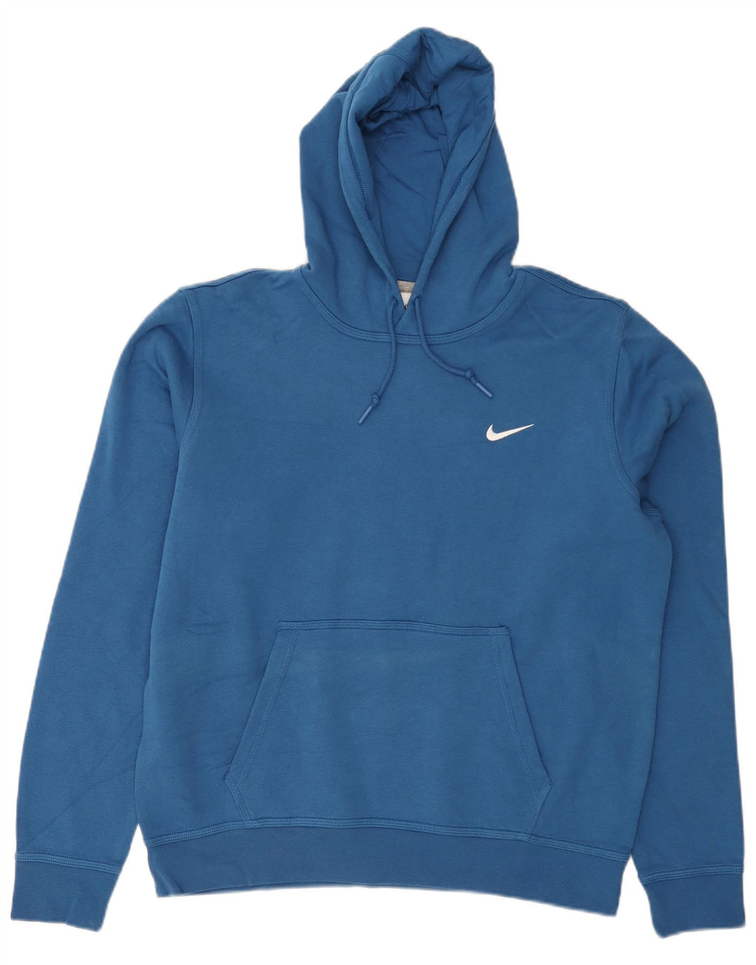 Ανδρικό κουκούλα Nike, μεγάλο μπλε βαμβακερό