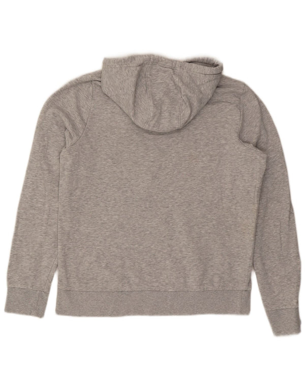 Kappa γυναικείο γραφικό φούτερ με κουκούλα UK 18 XL βαμβακερό γκρι