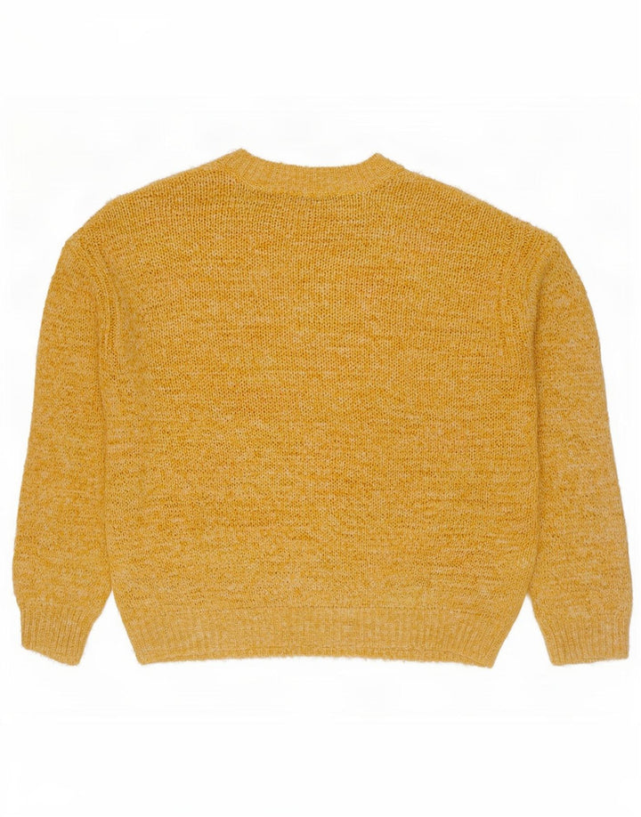 Marks & Spencer Γυναικείο πουλόβερ με λαιμόκοψη UK 14 Medium Yellow