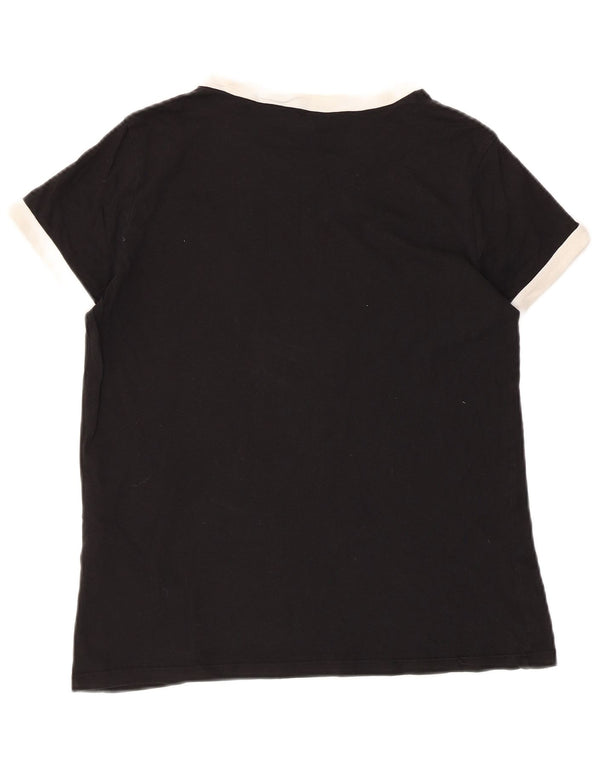 Γυναικείο T-Shirt Levi's Top UK 10 Small Black Colourblock Βαμβακερό