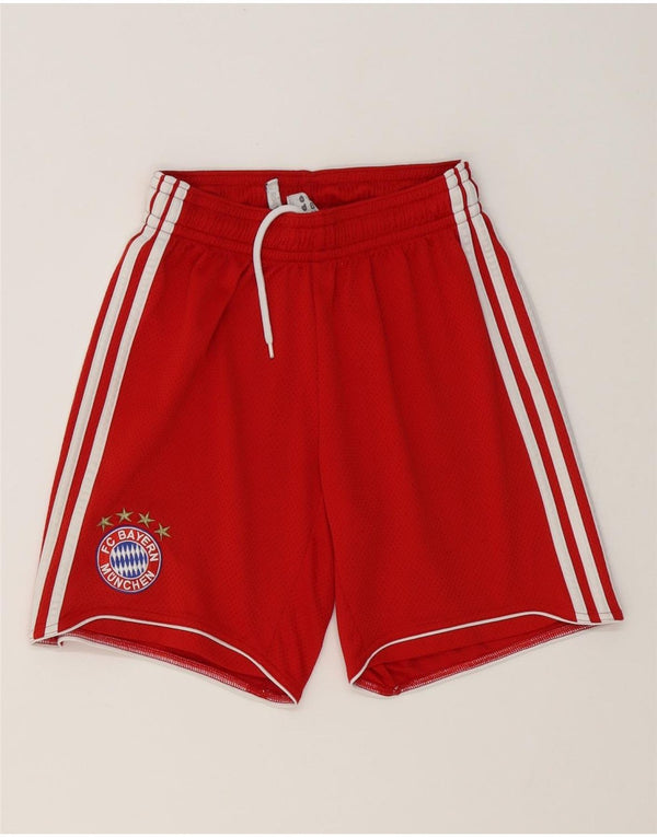 Αθλητικό σορτς Adidas Mens FC Bayern Munchen, μικρό κόκκινο πολυεστέρα