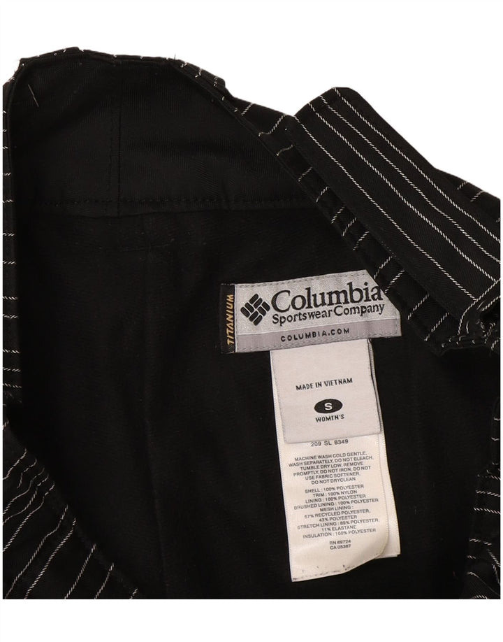 Columbia Γυναικείο παντελόνι Omni-Tech Windbreaker UK 10 Small Black ριγέ