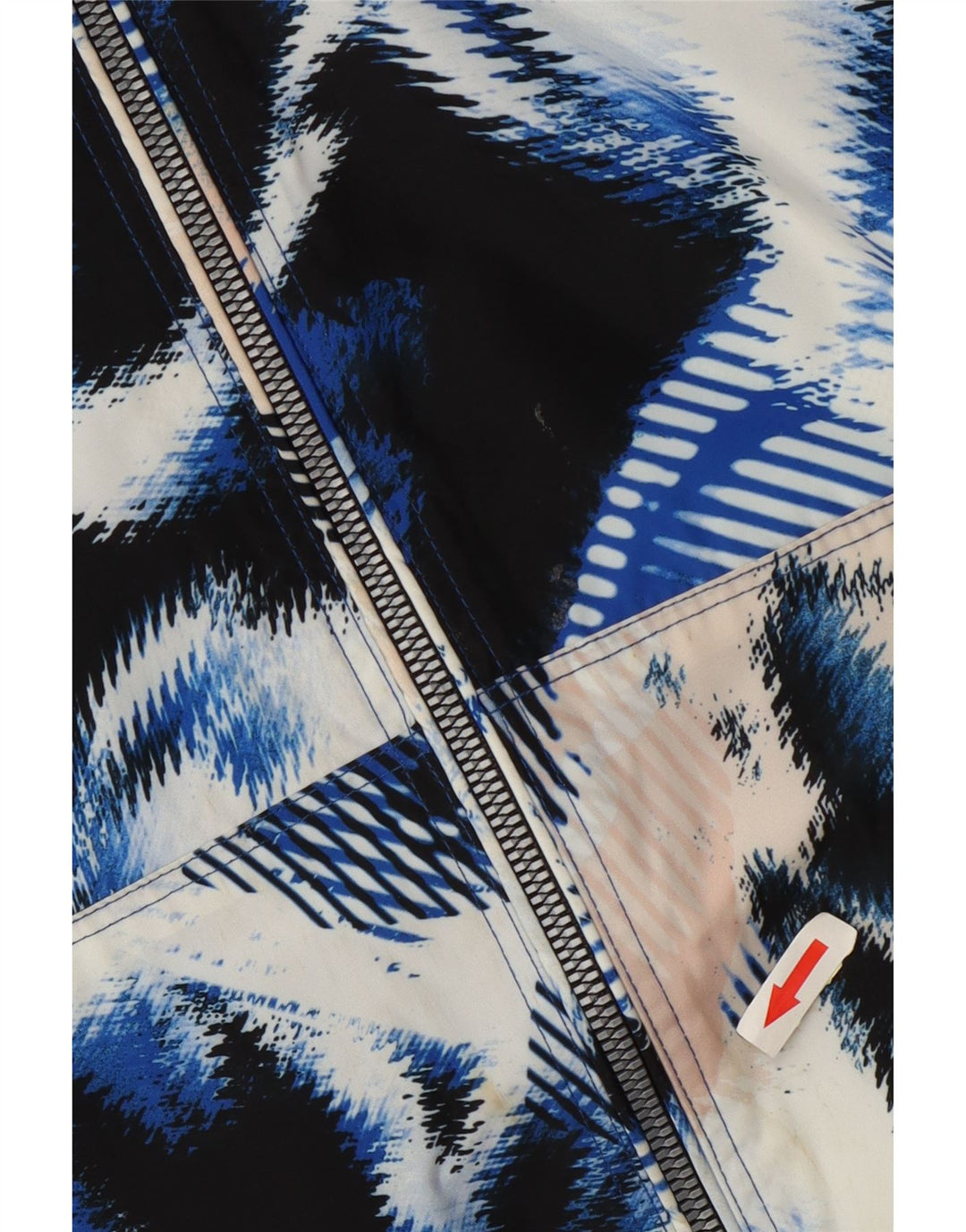 Calvin Klein Γυναικεία φόρμα αφηρημένης φόρμας Top Jacket UK 10 Small Multi