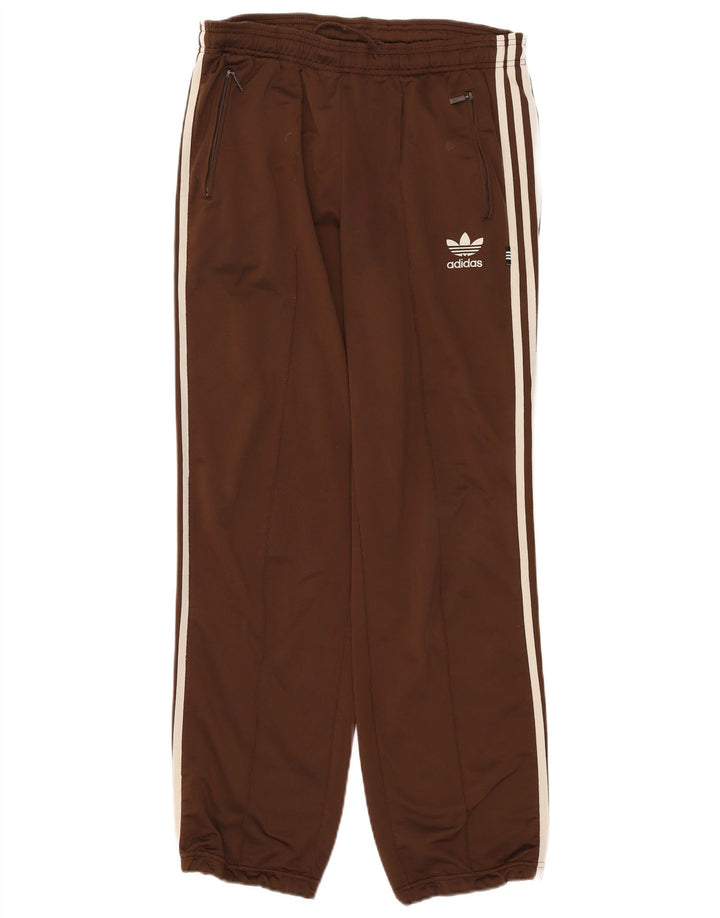 Adidas Ανδρική φόρμα παντελόνι Joggers UK 38/40 Μεσαίο καφέ πολυεστέρας