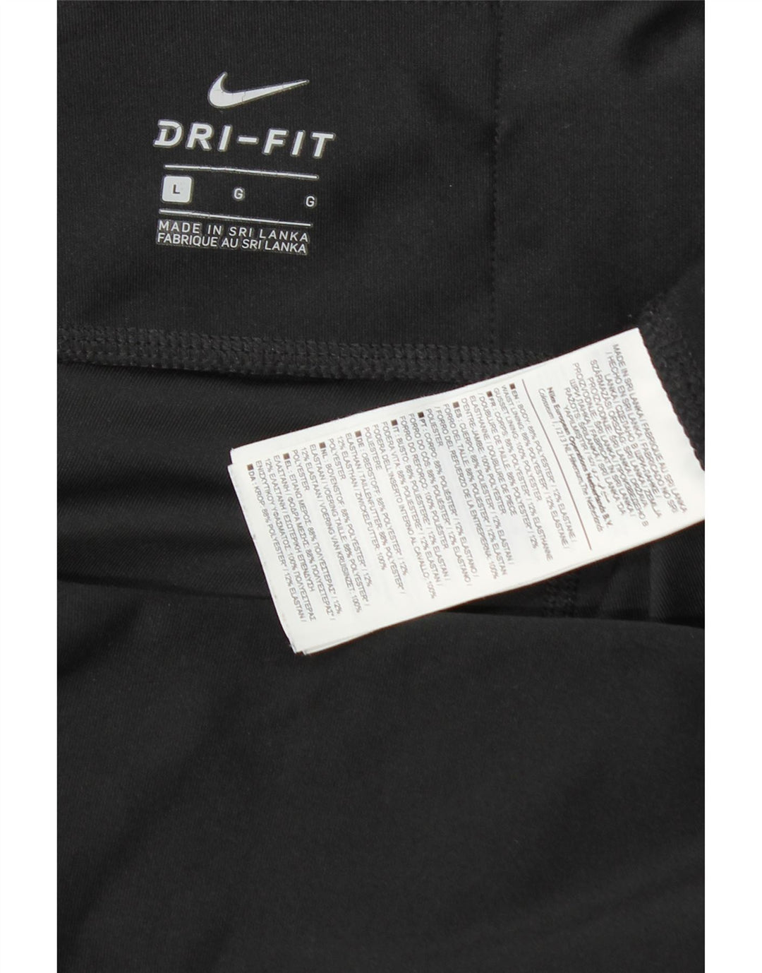 Γυναικεία κολάν NIKE Dri Fit UK 14 Large Black Polyester