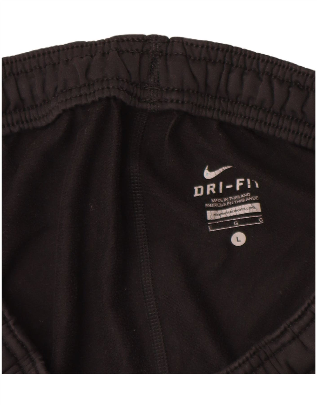 Ανδρικό παντελόνι αθλητικής φόρμας Nike Dri Fit μεγάλο μαύρο πολυεστέρα