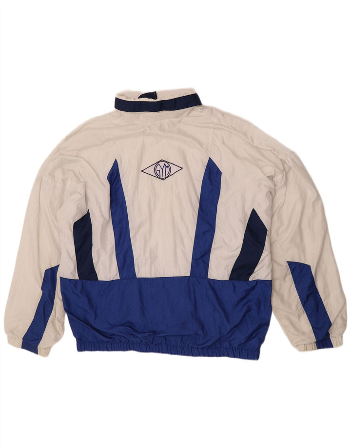 Ανδρική αθλητική φόρμα Active Loose Fit Top Jacket Large White Colourblock