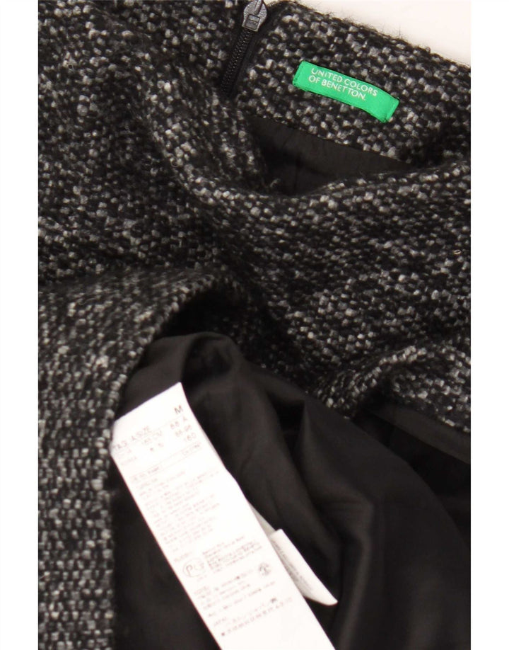 Γυναικείο φόρεμα Benetton Shift UK 14, παρθένο μαλλί με μέτριο γκρι