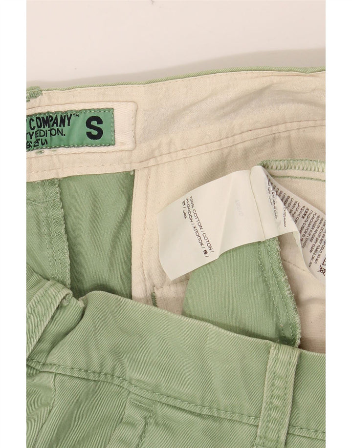 Ανδρικό σορτς Chino SUPERDRY Small W32 Πράσινο βαμβακερό