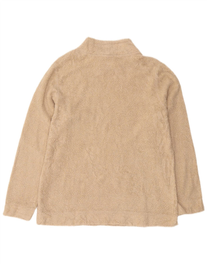 L.L.Bean Γυναικείο Fleece Jumper UK 14 Medium Beige Acrylic