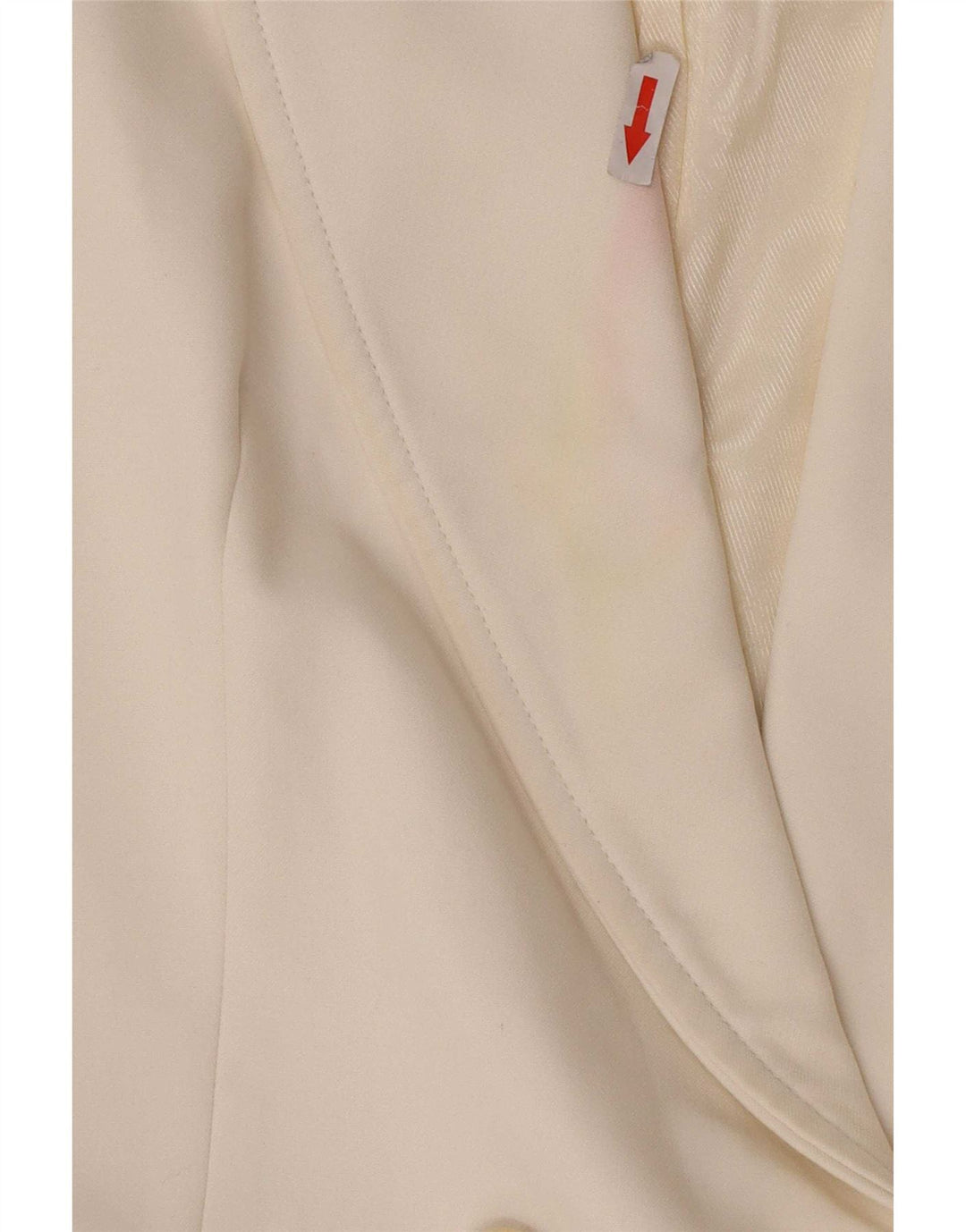Zara Γυναικείο Αμάνικο Διπλό Μπουφάν Blazer UK 12 Medium White