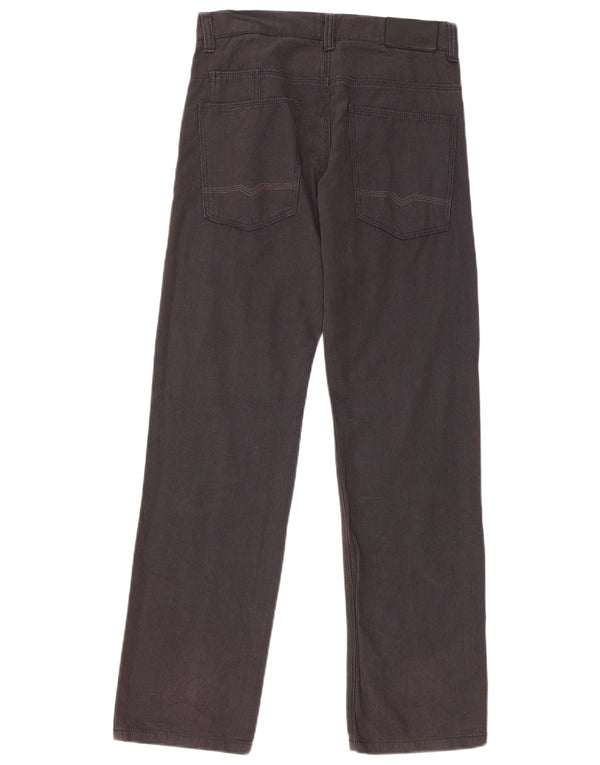 Hugo Boss Boys ίσιο casual παντελόνι 13-14 ετών W28 L28 μαύρο βαμβακερό