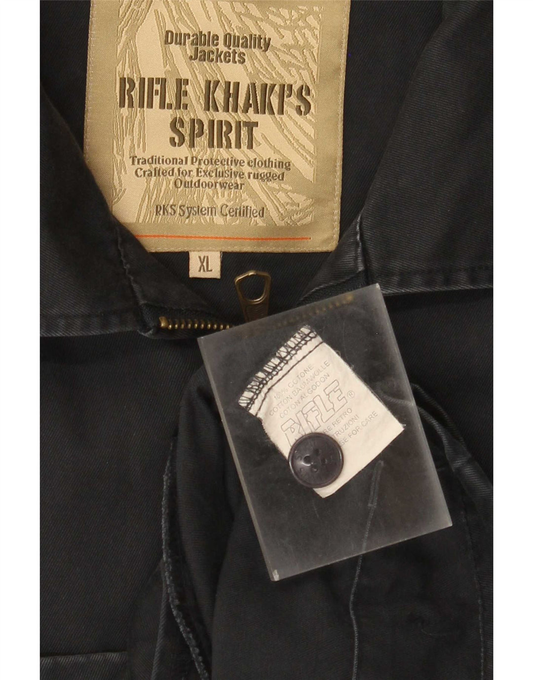 Rifle Ανδρικό Bomber Jacket UK 42 XL Navy Blue Cotton