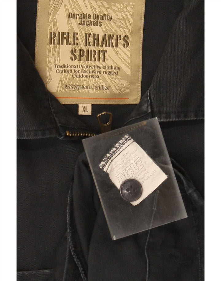 Rifle Ανδρικό Bomber Jacket UK 42 XL Navy Blue Cotton
