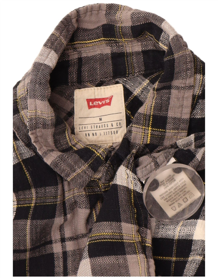 Ανδρικό φανελένιο πουκάμισο Levi's Medium Grey Check Cotton