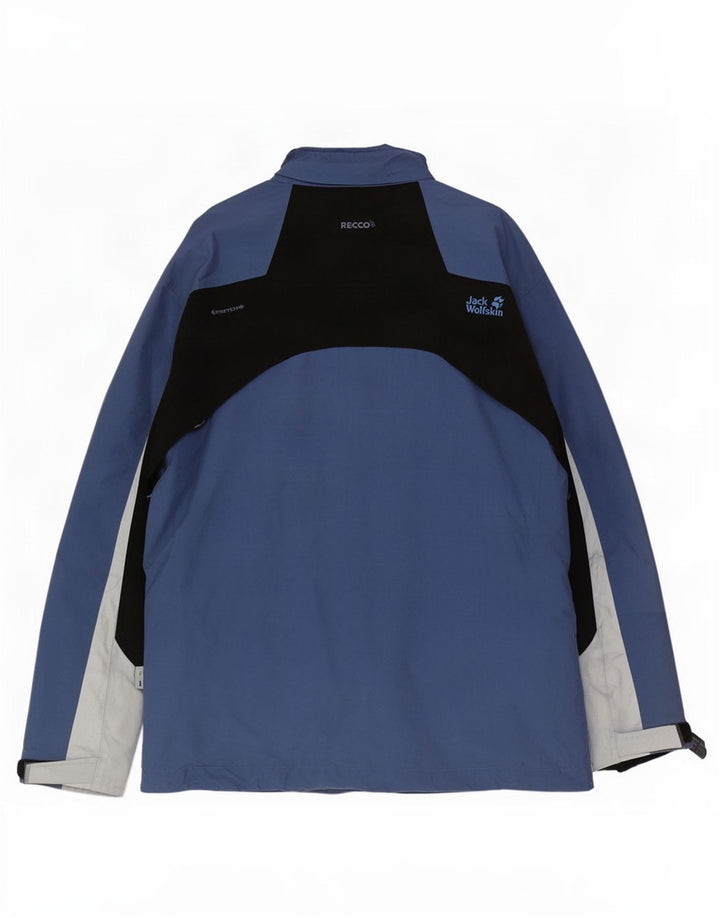 Jack Wolfskin Ανδρικό μπουφάν σκι UK 40/42 Large Blue Colorblock Polyamide