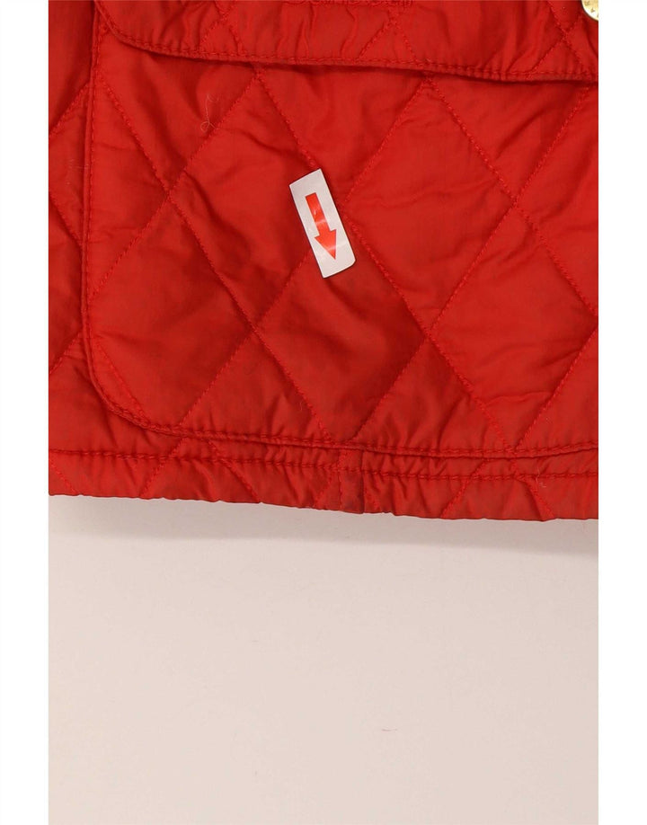 Γυναικείο καπιτονέ μπουφάν Barbour UK 12 Medium Red Polyamide
