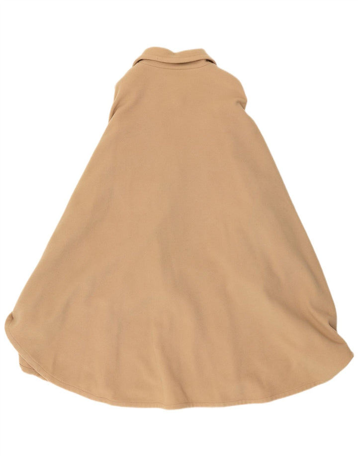 Vintage Γυναικείο Παλτό Poncho One Size Beige μαλλί Paisley