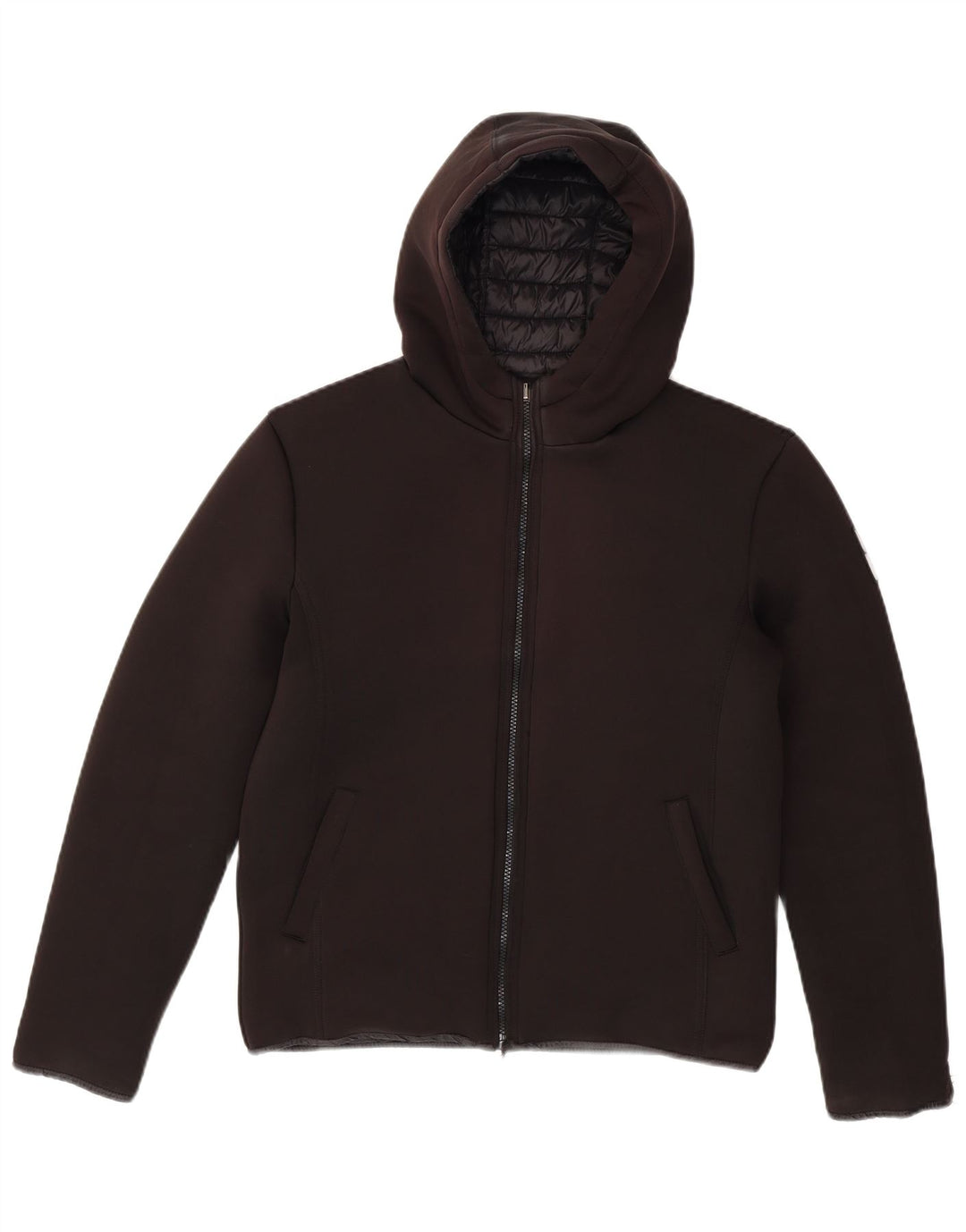 Bomboogie Ανδρικό μπουφάν με κουκούλα Bomber padded UK 36 Small Black Polyester