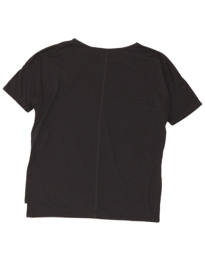 Γυναικείο μπλουζάκι Nike Dri Fit Oversized Top 14 μεσαίου μαύρου πολυεστέρα