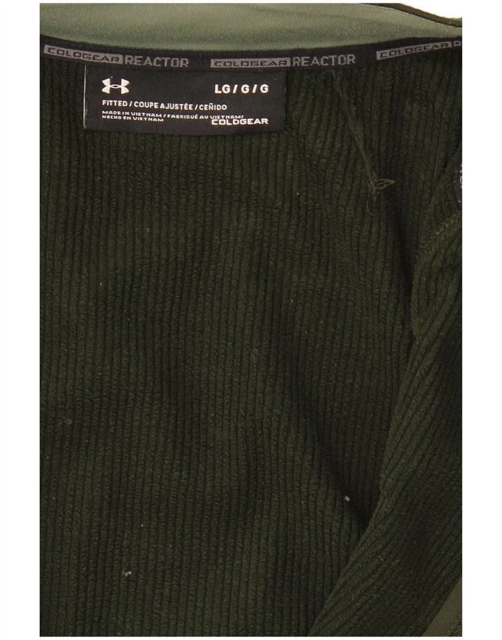 Ανδρική αθλητική φόρμα UNDER Armour Top Jacket Large Green