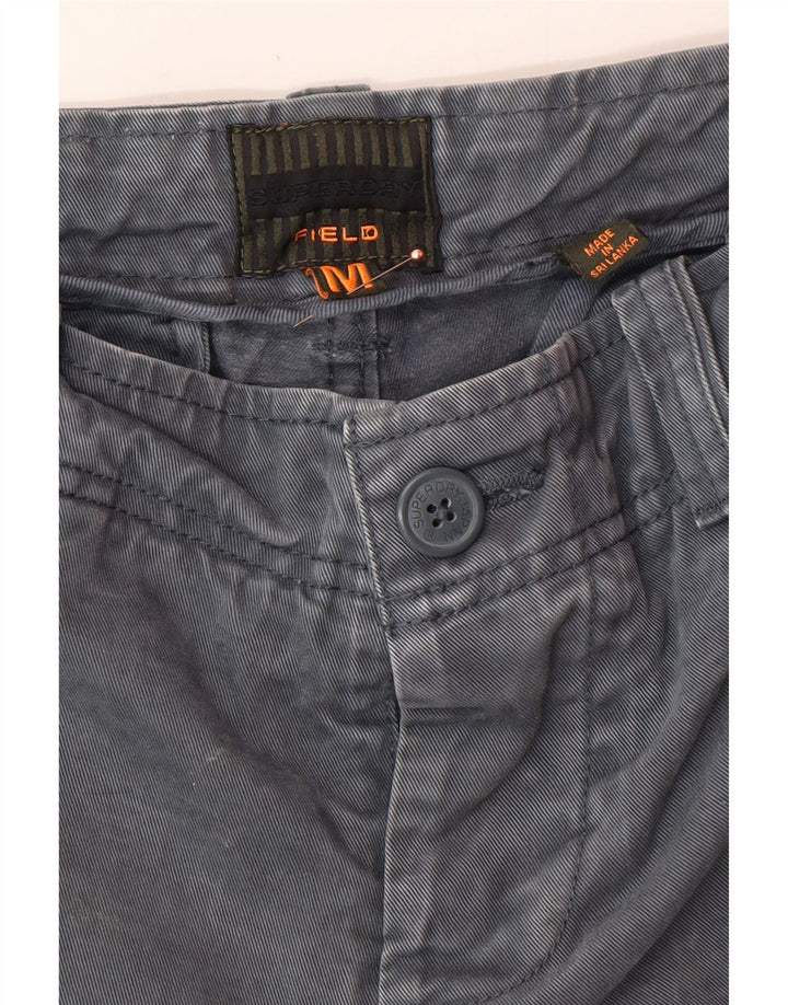 Ανδρικό σορτς Cargo SUPERDRY Medium W32 Γκρι βαμβακερό