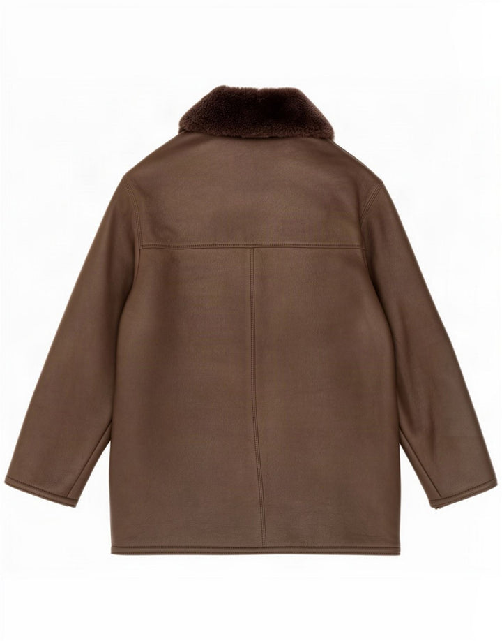 Marester Γυναικείο παλτό Shearling UK 14 Large Brown
