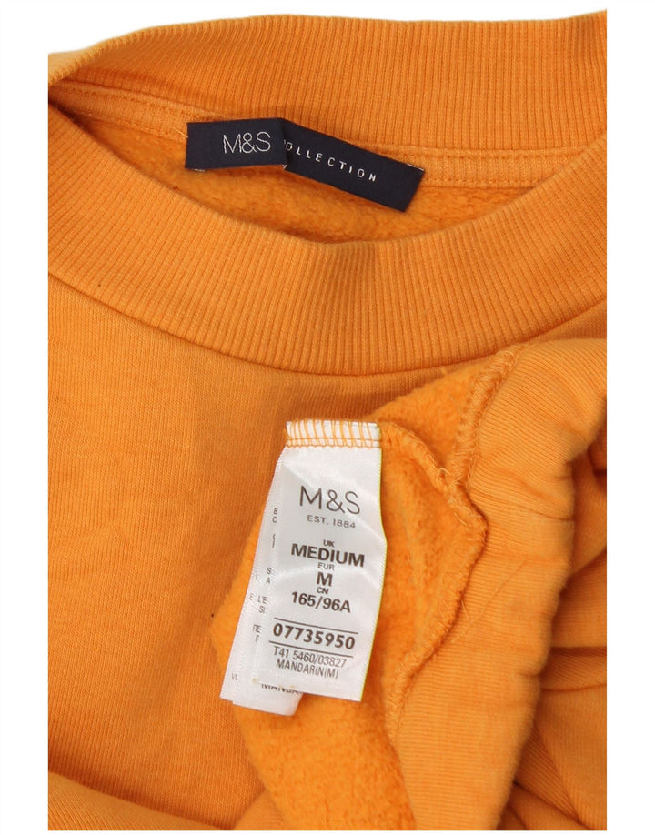Marks & Spencer Γυναικεία φούτερ υπερμεγέθη Crop Jumper UK 14 Medium Orange
