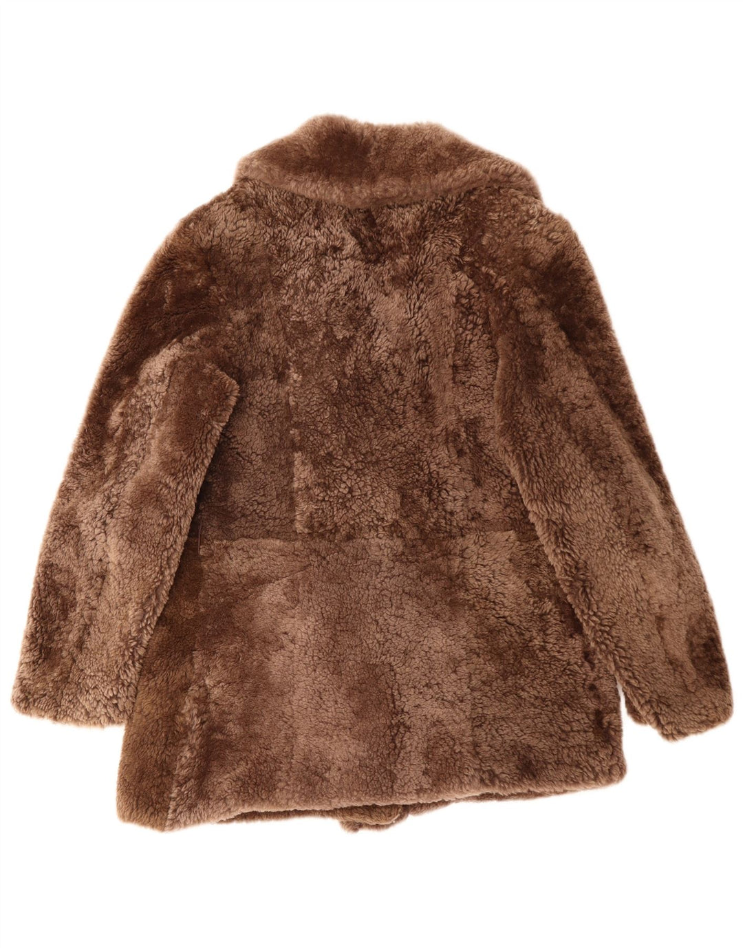 Anfor Γυναικείο Μπουφάν Shearling Διπλό στήθος IT 44 Μεσαίο Καφέ