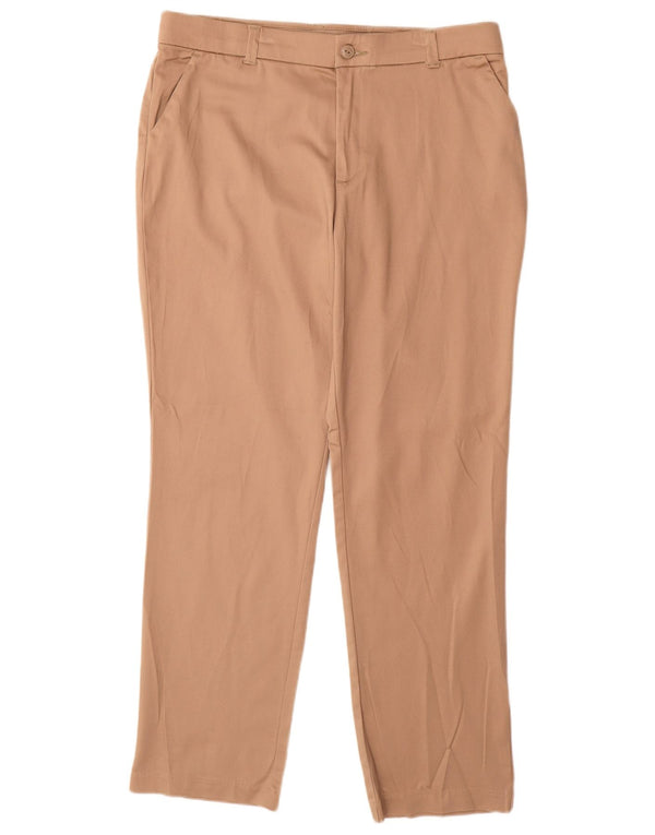 Γυναικείο ίσιο παντελόνι Chino LEE US 14 XL W34 L31 Μπεζ βαμβακερό