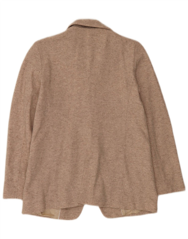 Massimo Dutti Γυναικείο πλεκτό μπουφάν μπλέιζερ EU 38 Small Beige Flecked