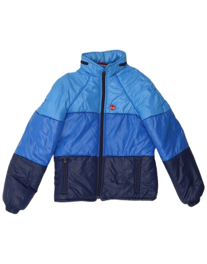 Γυναικείο μπουφάν Brunik με επένδυση IT 48 XL Blue Colourblock Polyamide
