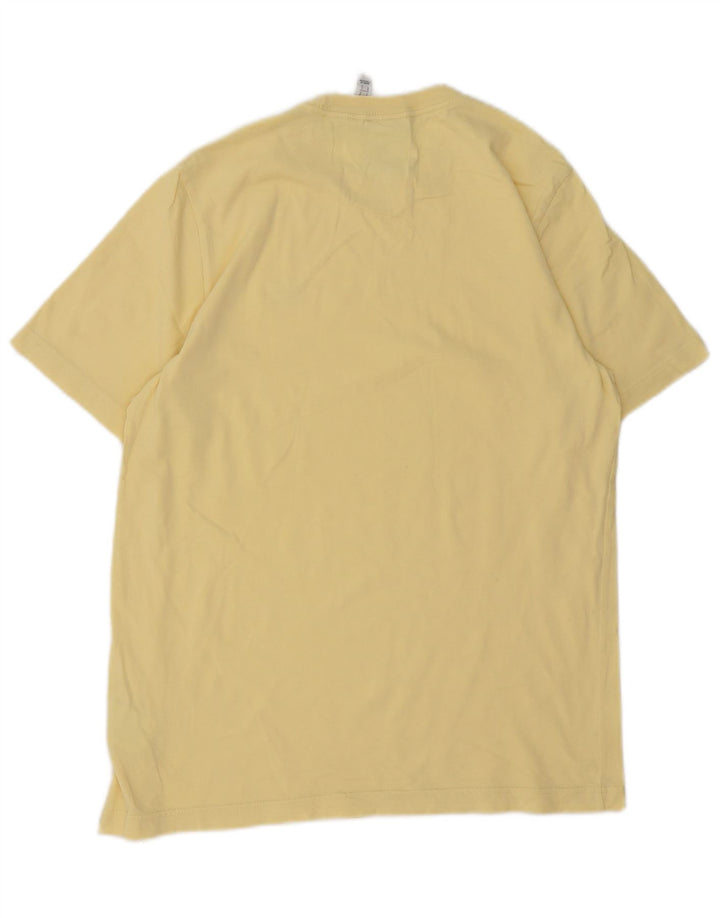 Ανδρικό T-Shirt Adidas Top Μικρό κίτρινο βαμβακερό