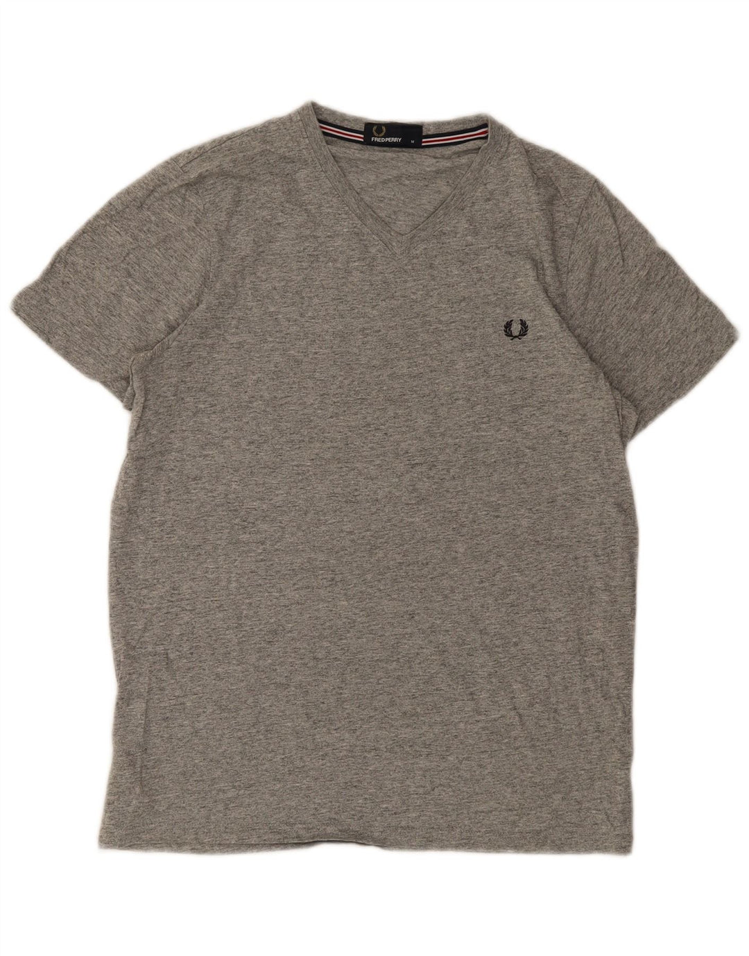 Ανδρικό T-Shirt FRED PERRY Τοπ μεσαίου γκρι βαμβακερό