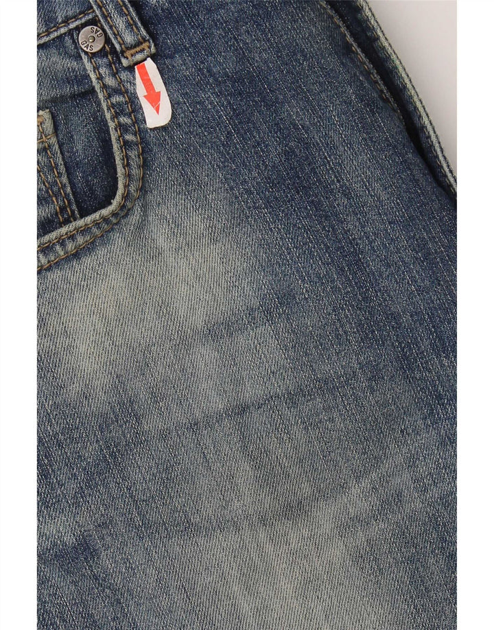 Gas Γυναικείο Slim Jeans W30 L31 Μπλε Βαμβακερό