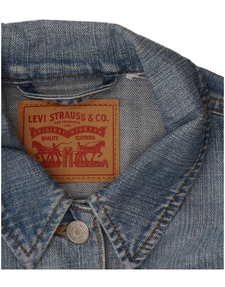 Levi's Γυναικείο Τζιν Μπουφάν UK 10 Small Blue
