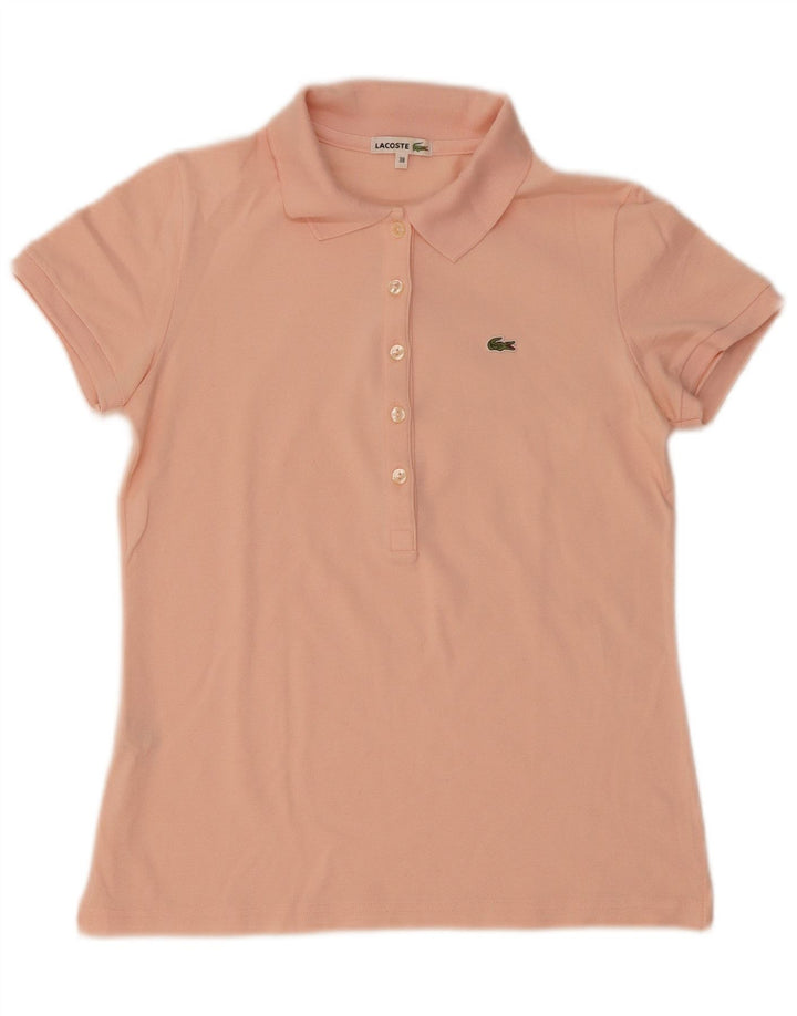 Γυναικείο πουκάμισο Polo Lacoste Νούμερο 38 Μεσαίο Ροζ Βαμβακερό