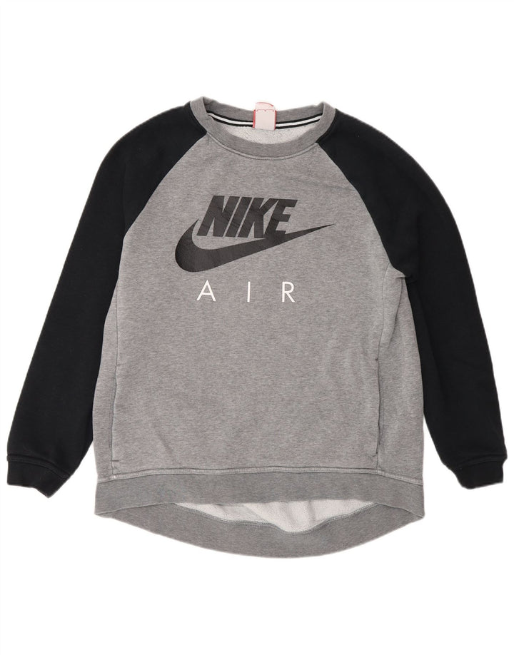 Γυναικείο φούτερ Nike Air Graphic Jumper UK 14 Medium Grey Colourblock