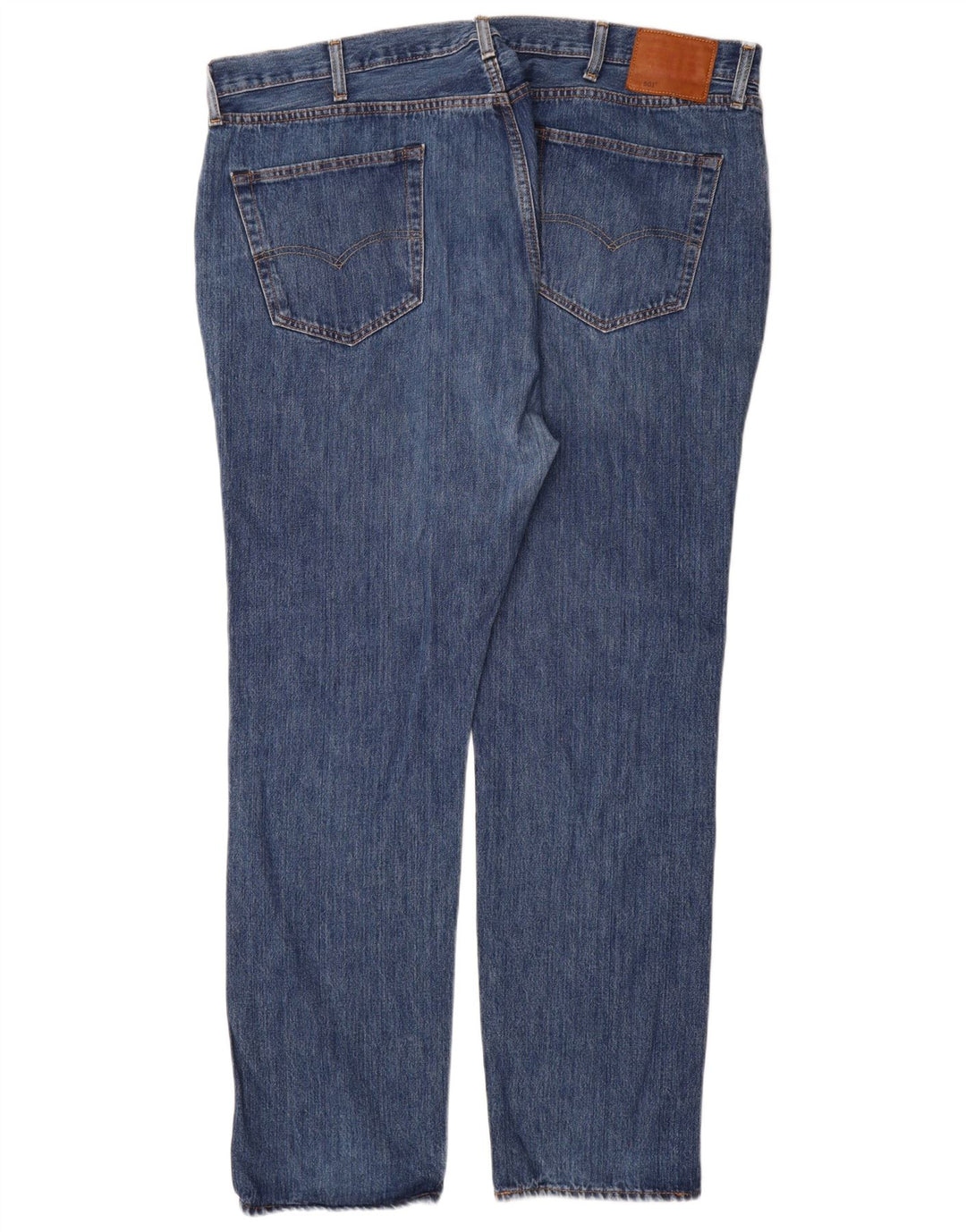 Levi's Mens 501 Straight Jeans W44 L34 Μπλε Βαμβακερό