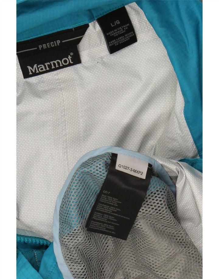 Γυναικείο μπουφάν βροχής με κουκούλα Marmot UK 16 Large Blue Nylon