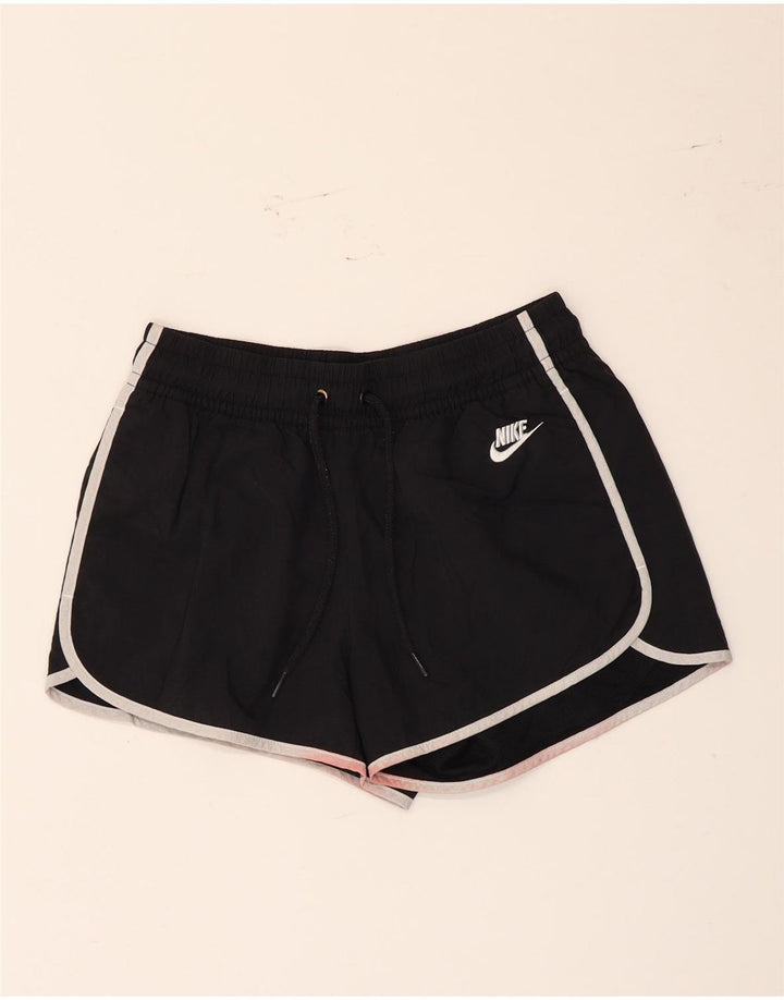 Γυναικείο αθλητικό σορτς Nike UK 10 μικρό μαύρο πολυεστέρα